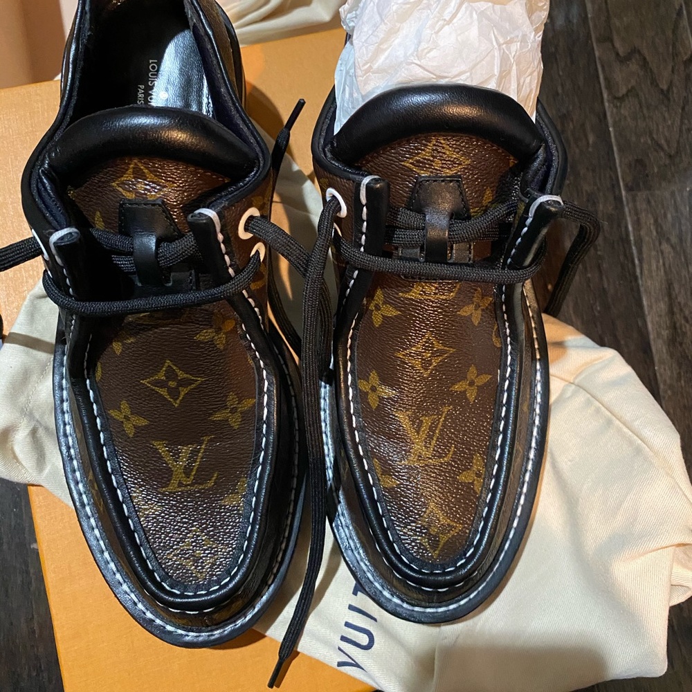 Louis Vuitton derby loafers